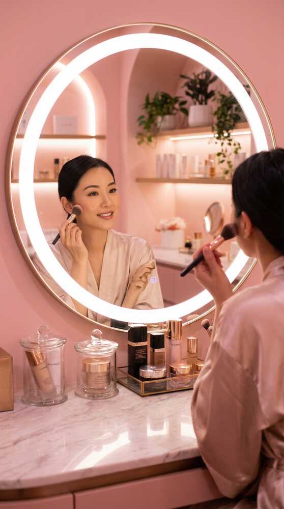 黄色仓库美妆视频教程